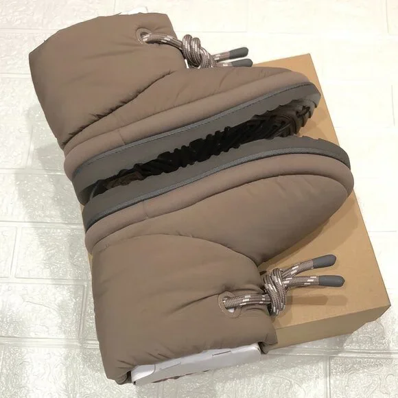 UGG Maxi Cozy Puffy Short Booties UGGPlush Warm Wool Blend Size Big Kid 4 EU 36 - Picture 10 of 14